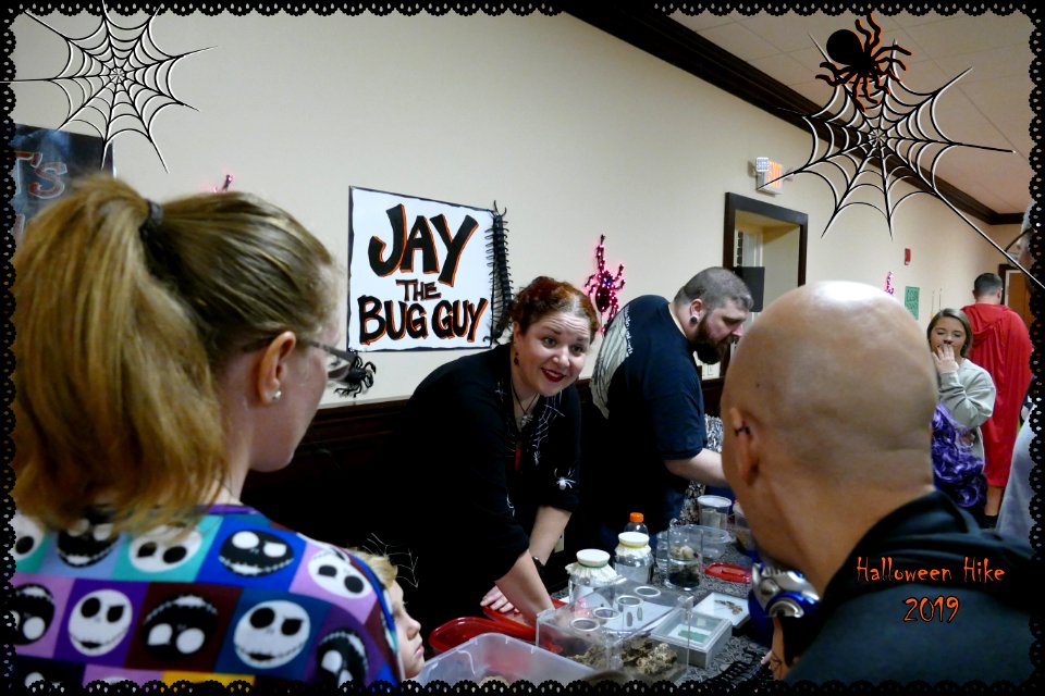 Bug Girl and patrons