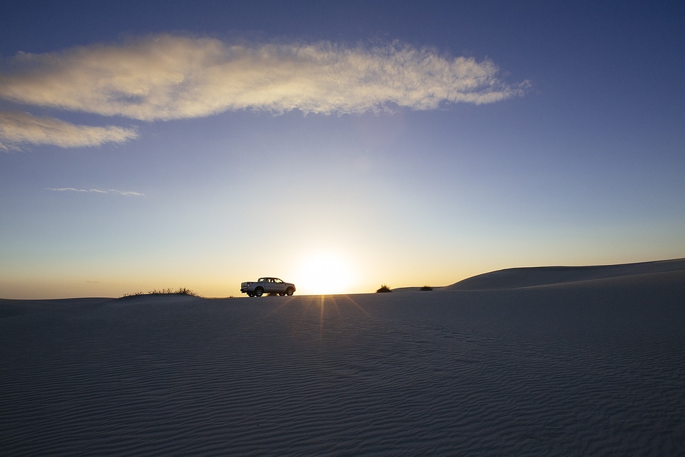 Sky clouds desert