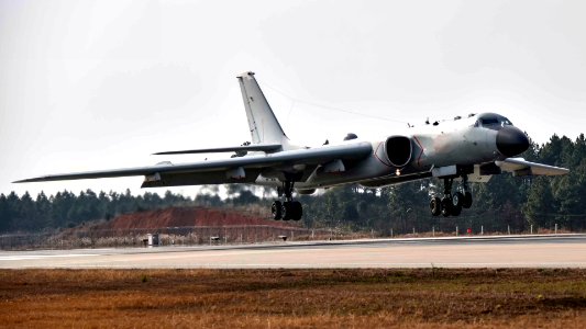 H-6K Bomber Taking Off photo