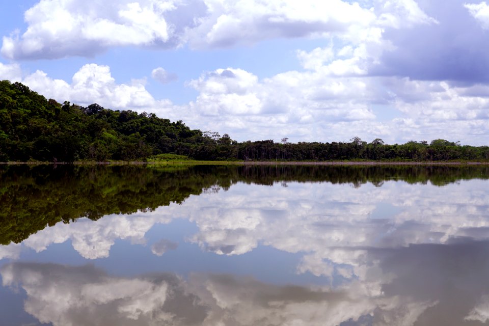 Guatemalan lake in Petén