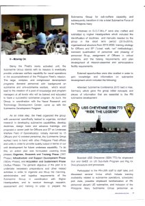 Reporting for Duty: Submarine Group, Fleet's Newest Unit on the Move by Capt. Alfonso F. Torres Jr. (PN-GSC) p. 2 of 4