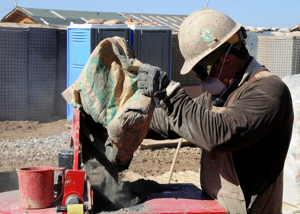 Building site hardhat