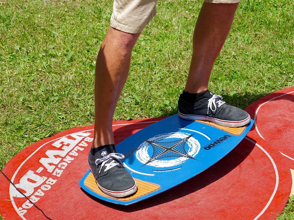 Foot work board training