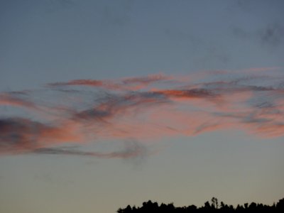 evening sky with mountains 3
