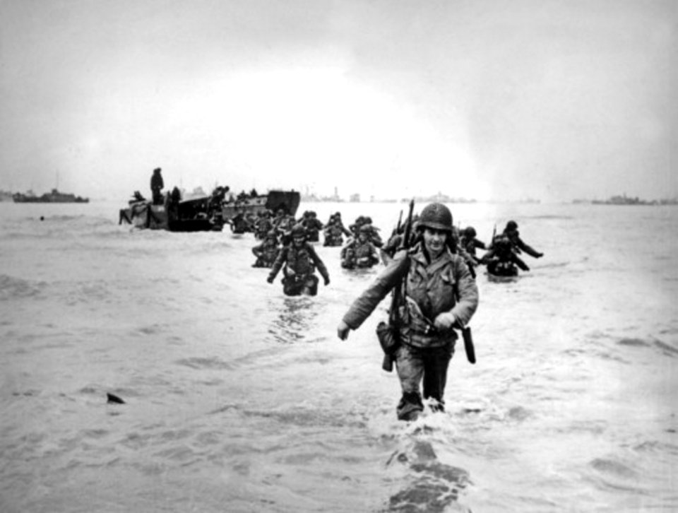 Junio 1944. Desembarque de tropas norteamericanas en Normandía