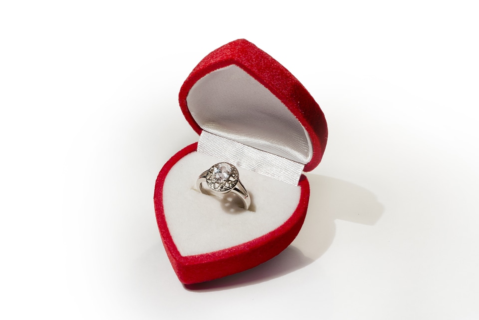 Jewelry box valentine's day