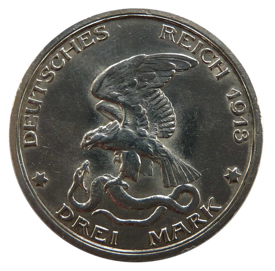 Numismatics face metal