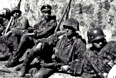 1943, Julio16 - Alemanes toman un descanso en la Batalla de Kursk