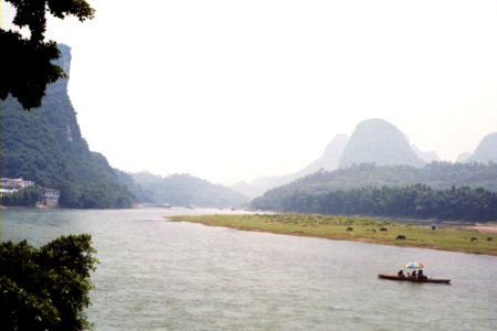 Rio Li en Yangshuo, China photo