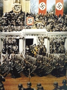 20 Abril 1939. Parada militar en Berlín por el cumpleaños de Hitler photo