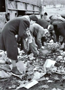Hambruna en Alemania después de la guerra