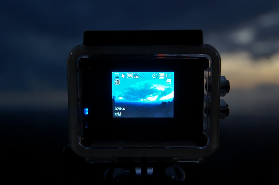 Morning camera black sunrise