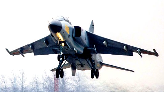 JH-7 Fighter Bomber Taking Off