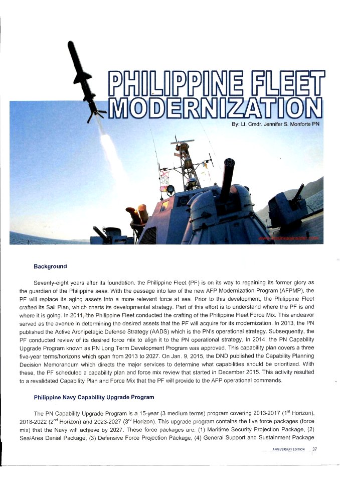 Philippine Fleet Modernization by Lt. Cmdr. Jennifer S. Monforte (PN) p. 1 of 4