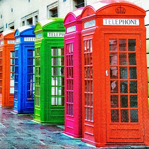 Phone booth travel london