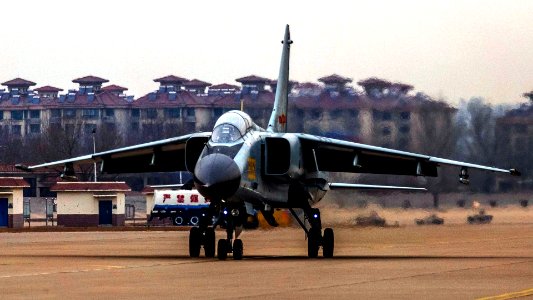 JH-7 Fighter Bomber on Tarmac
