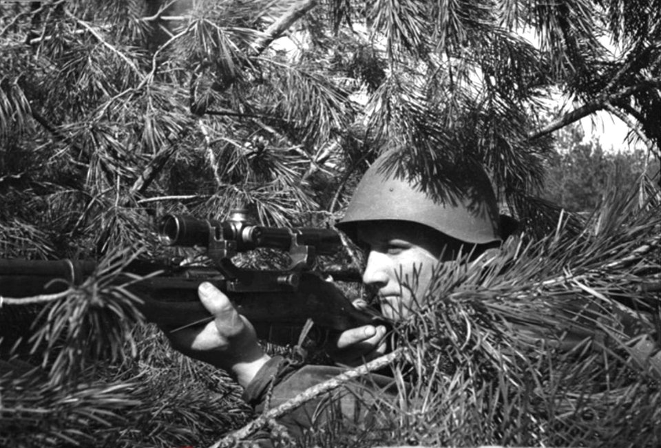 Francotirador soviético; el terror de los nazis
