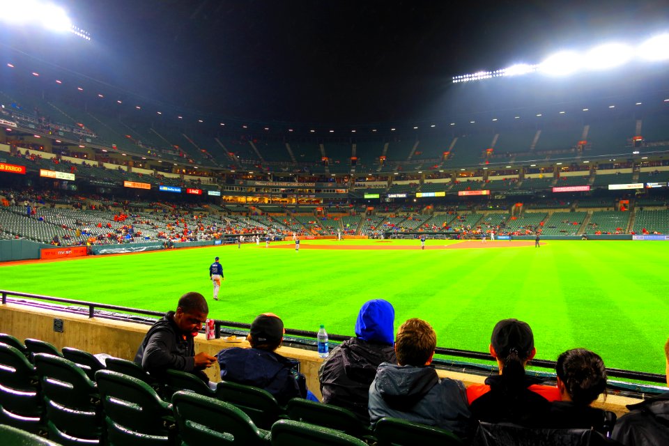 Very rainy and they lost, should've gone the next night