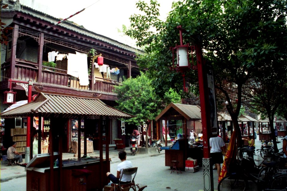 Xi'an, China, mercado local photo