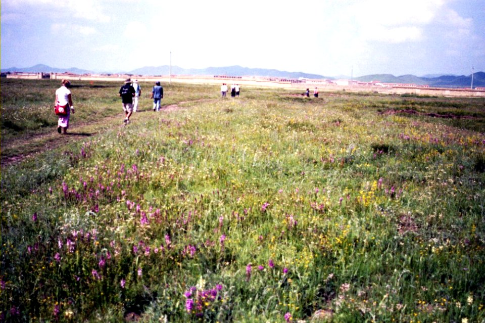 Chengdu, Tibet, planicie cerca del rio Amarillo.