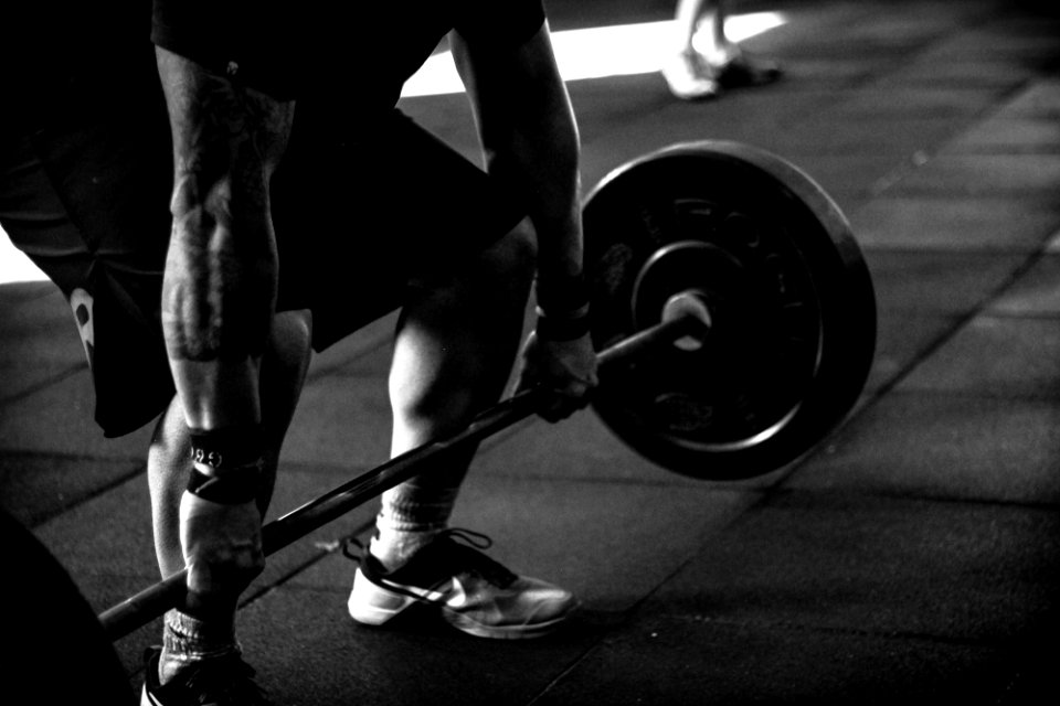 Barbell Black And White