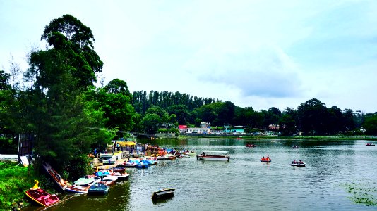 boathouse , yercaud big  lake