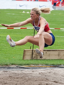 Sport long jump junior gala mannheim