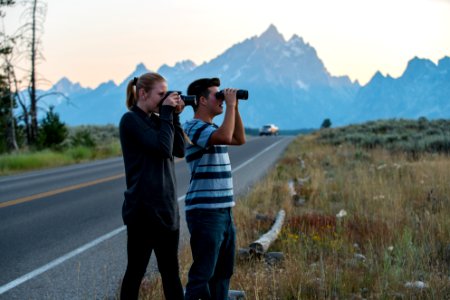 Visitors Taking Photos photo