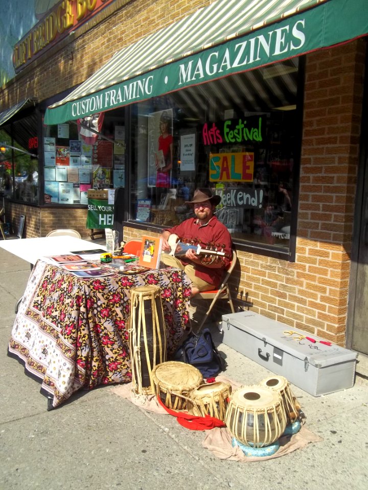 Mike at Lift Bridge Bookstore, Brockport, NY