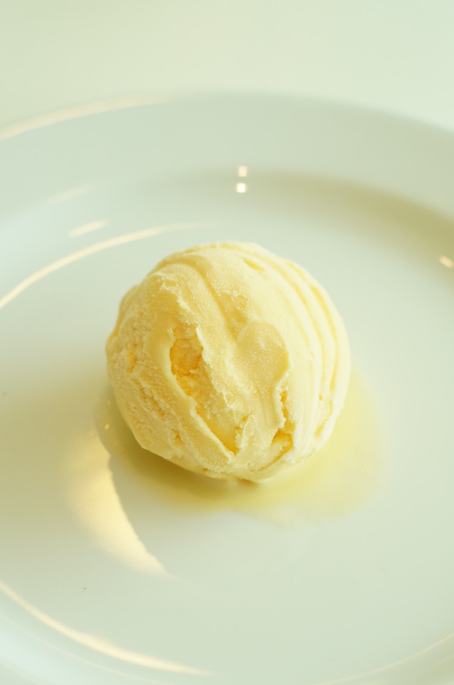 Ice cream vanilla desert