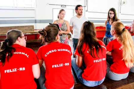 Palestra na Escola Jacob Milton | Feliz