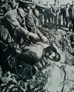 30 de Marzo, 1944. Alemanes asesinan a campesinos soviéticos