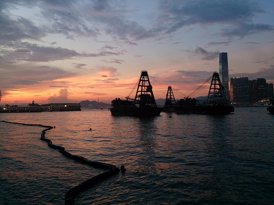 Barges wall paper background