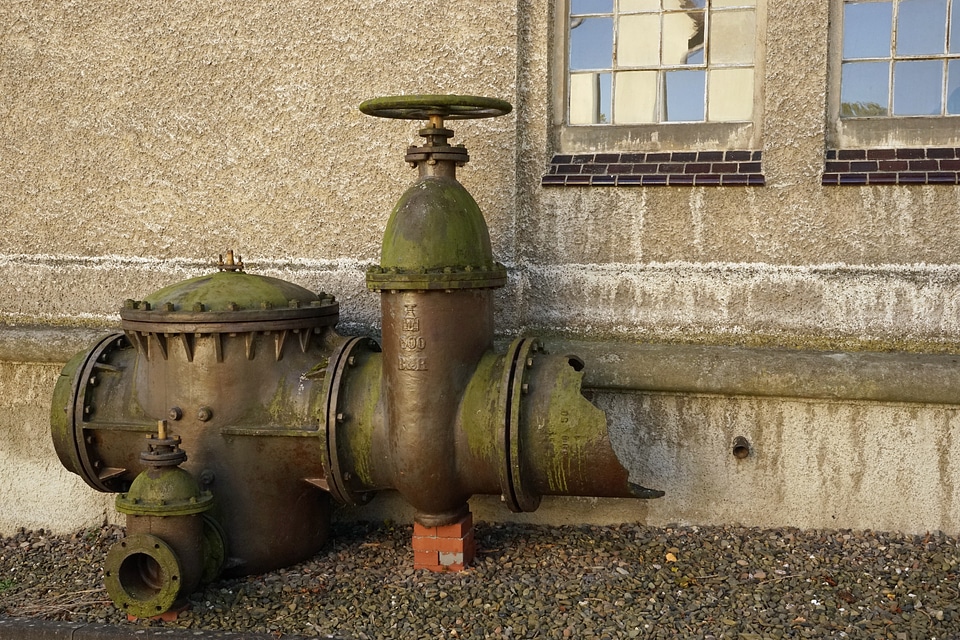 Old ailing water pipe