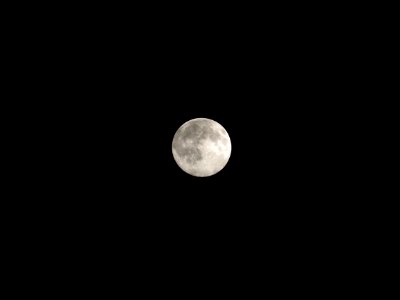 Zurich by night Full moon