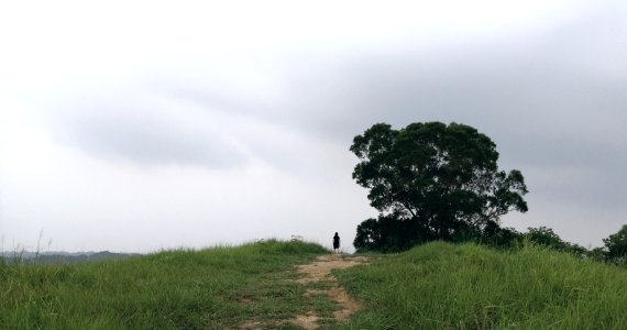 孤独の人生の片道