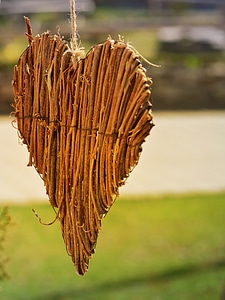 Love symbol decode close-up decoration