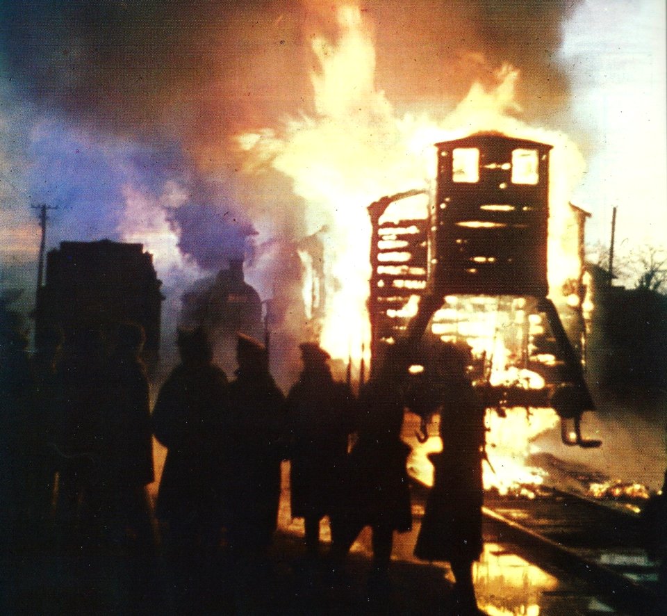1944 - Incendios de los alemanes en Lituania