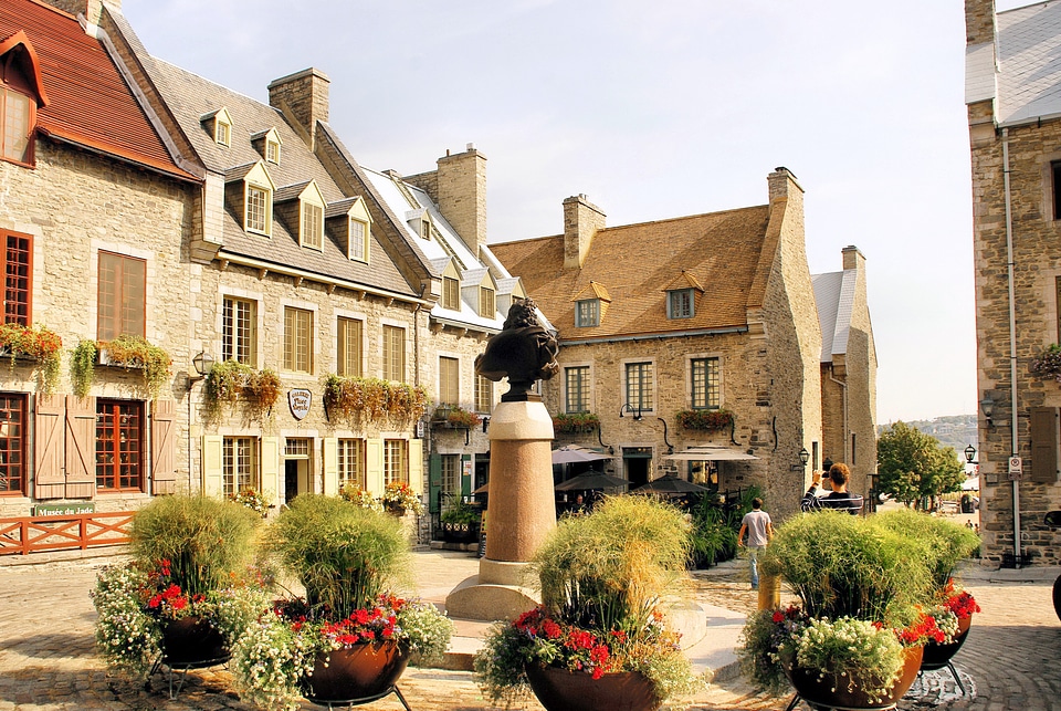 Old town lower town old quebec photo