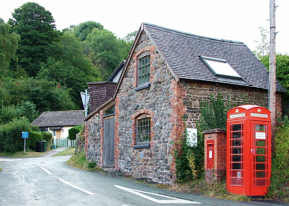 British telephone box