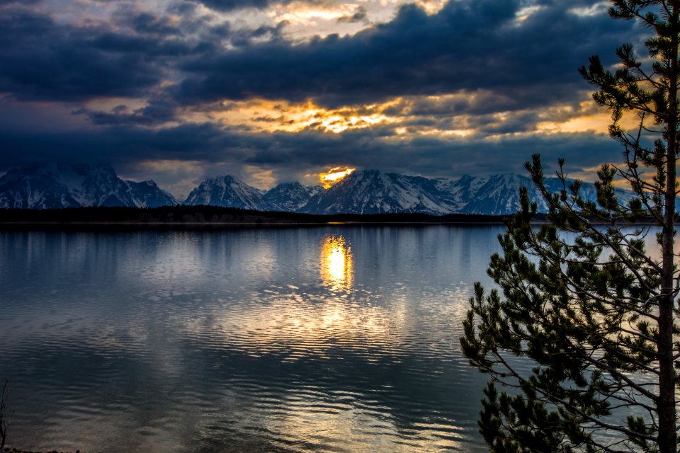 Catholic Bay at sunset
