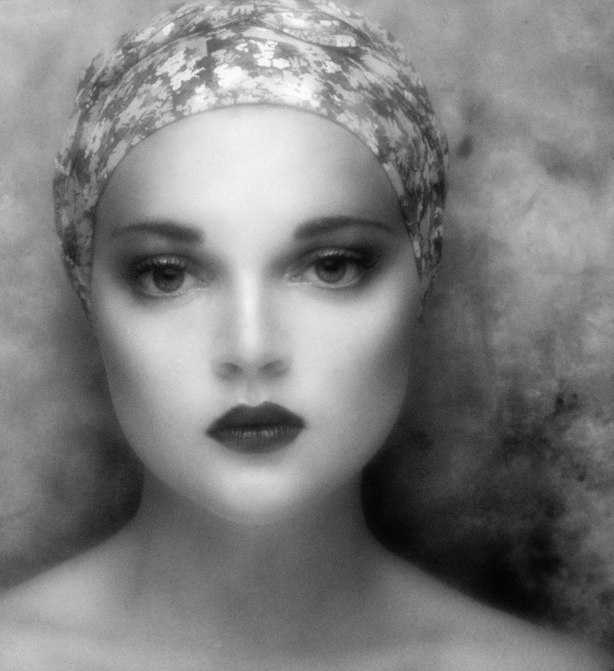 Woman retro face
