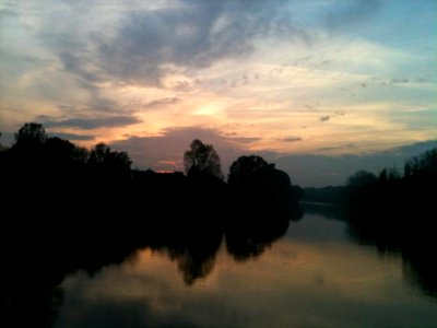 21. FIUME AL TRAMONTO (di Tommaso Borsella)
