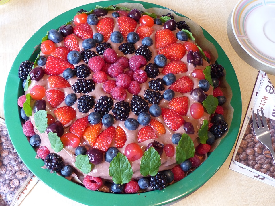 Strawberries raspberries blueberries