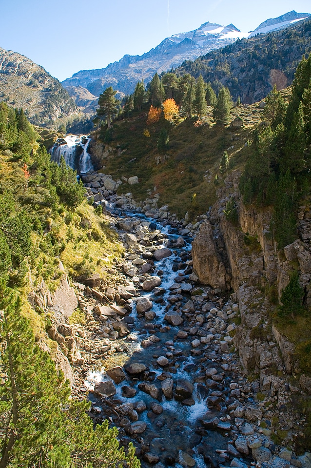 Landscape mountain landscape pyrenees photo