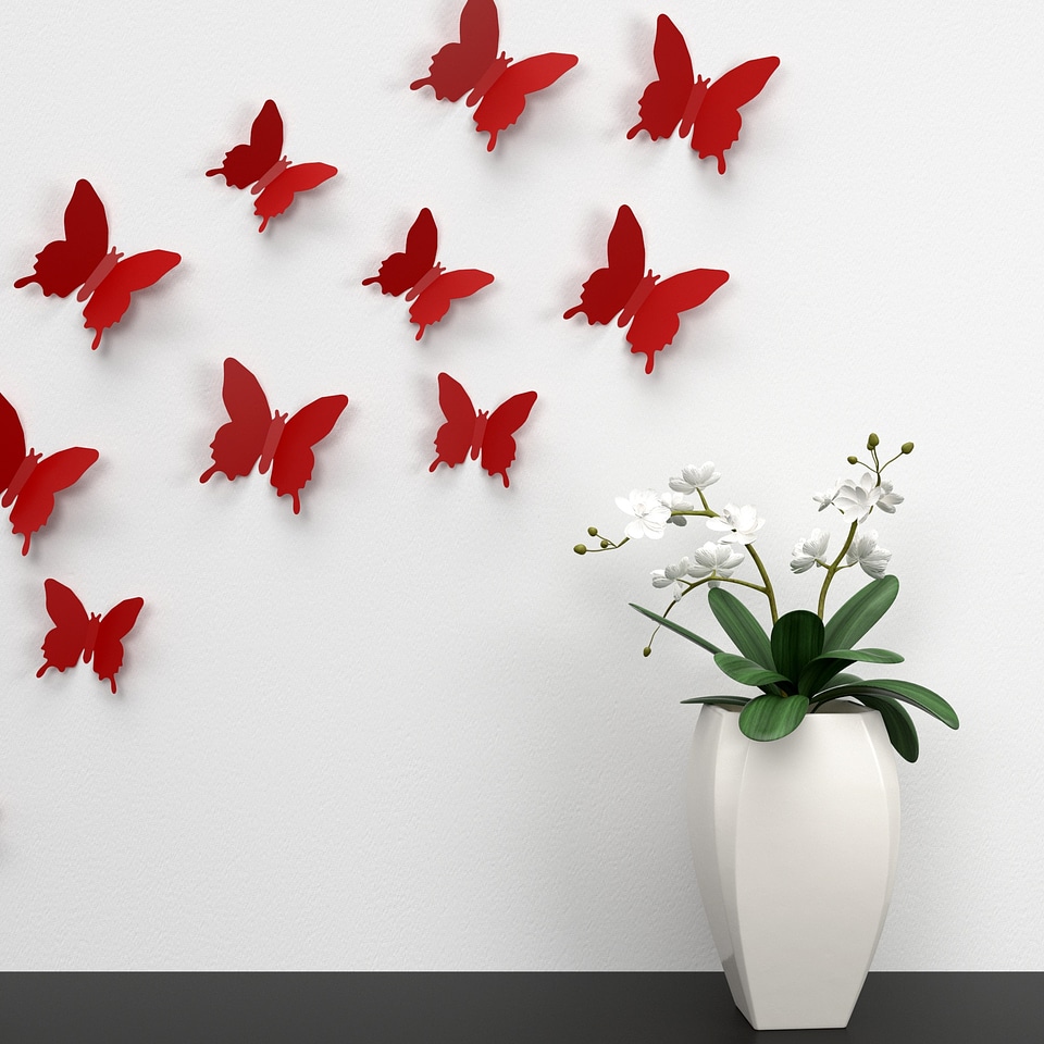 Color paper decoration colorful