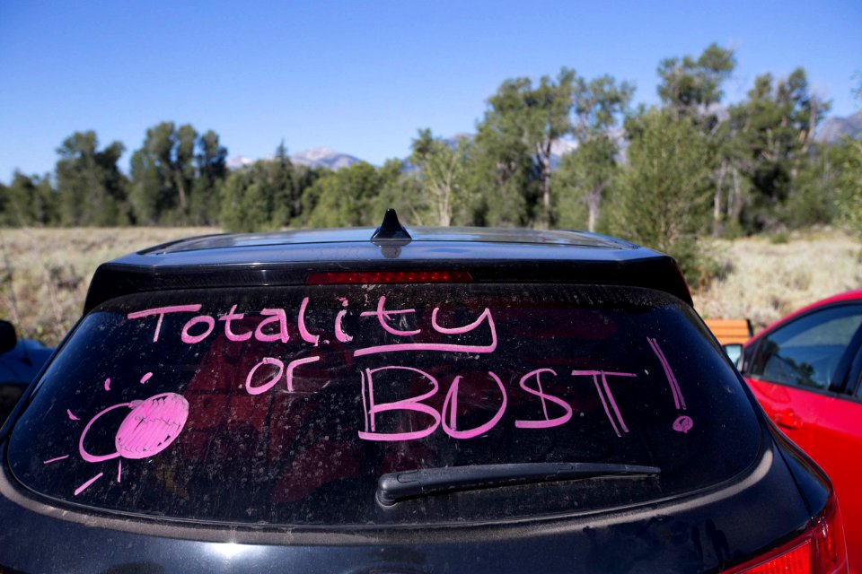 Window art from eclipse travellers