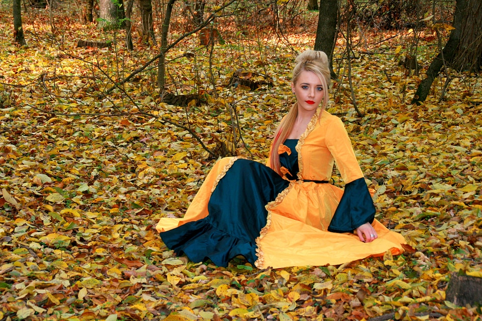 Autumn leaves yellow