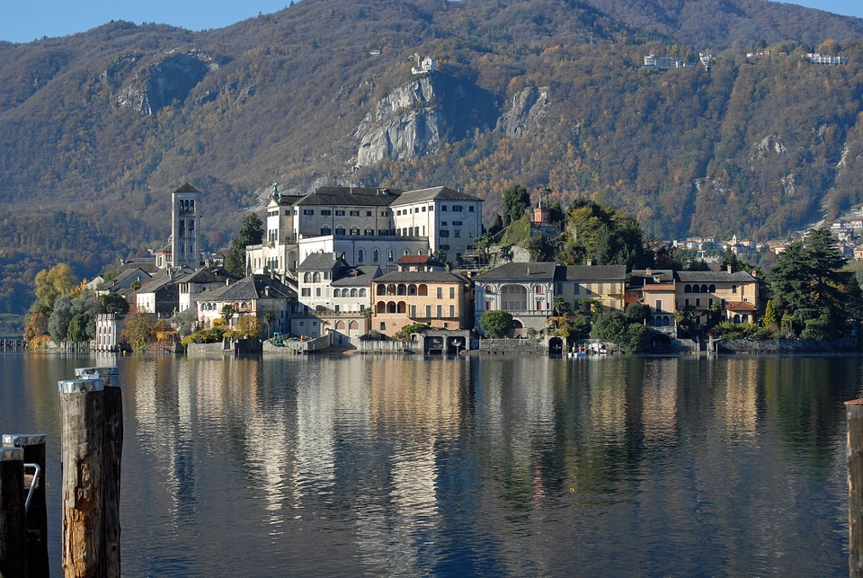Cusio island of san giulio italy