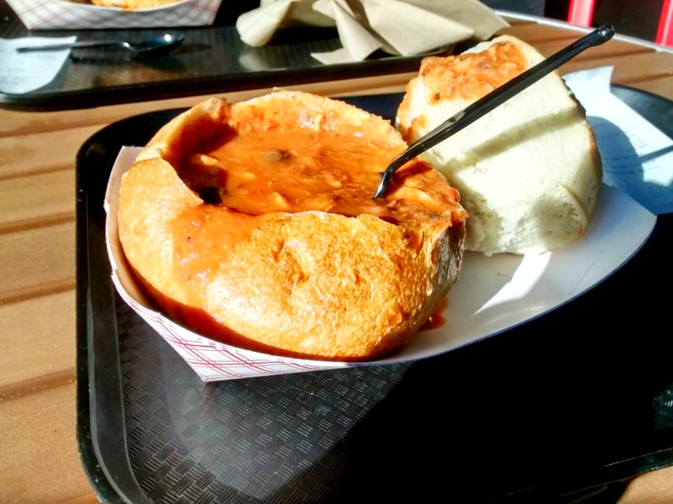 Chowder in Bread Bowl